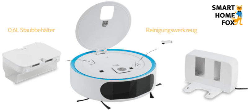 Gesamter Lieferumfang des Medion md 18861